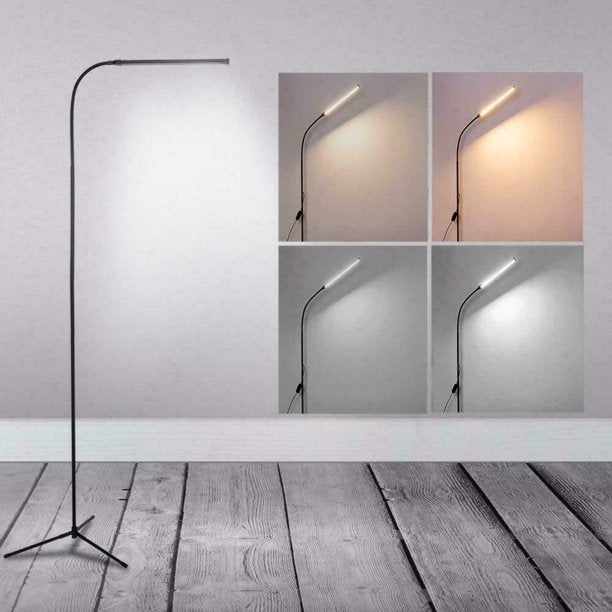 Floor Lamp, with Energy-saving LED Light Bulb, Adjustable, Eye-caring