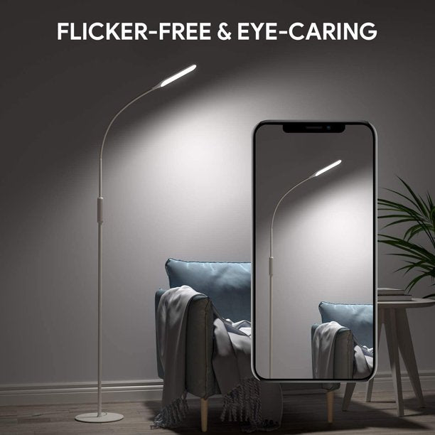 Floor Lamp, with Energy-saving LED Light Bulb, Adjustable, Eye-caring