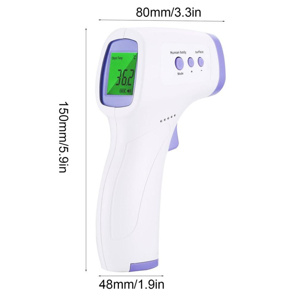 Non-Contact Infrared Forehead Thermometer LCD Digital Laser Backlight