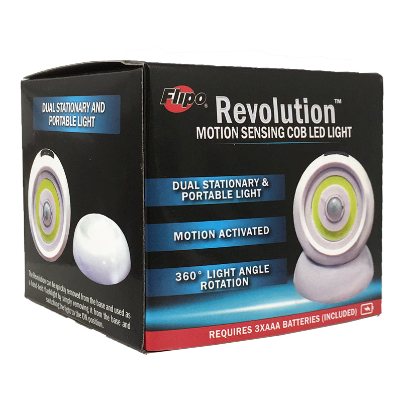 Revolution Motion Sensing COB LED Spotlight 3- Pack