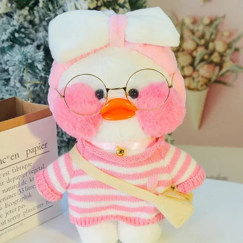 30cm Cute Cartoon Lalafanfan Duck Plush Toys Soft Duck Stuffed Dolls