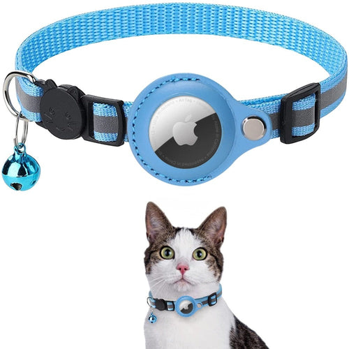 Reflective Airtag Case Collar for Cats and Dogs