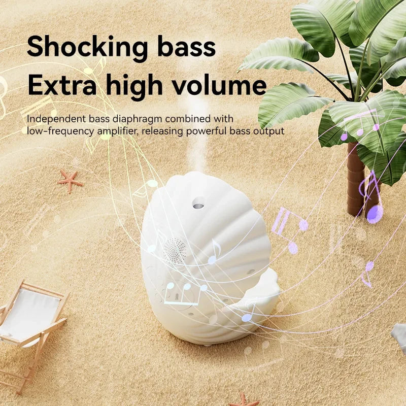 Portable Bluetooth Speaker Shell Design with Colorful Atmosphere Light