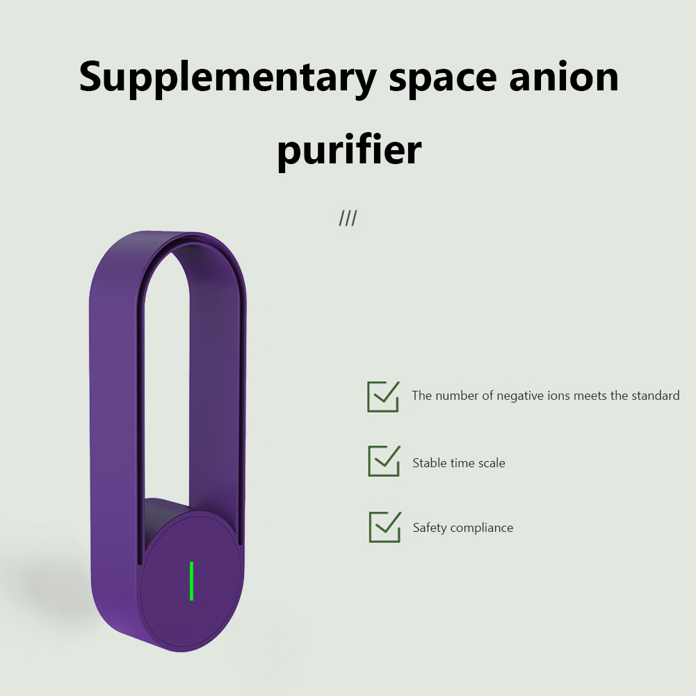 Purificador de aire de iones negativos USB Purificación de aniones para inodoro