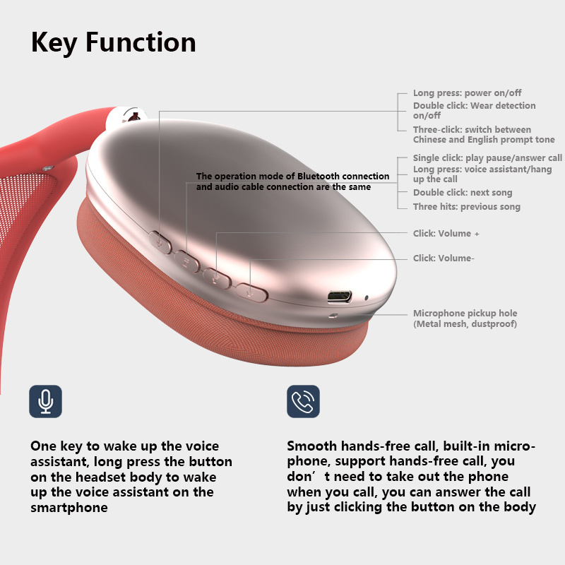 Auriculares deportivos inalámbricos Bluetooth con función de detección intraauricular