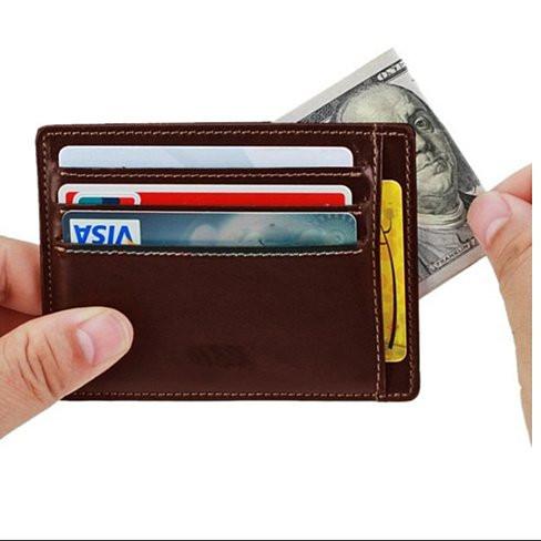 No Show Wallet With RFID Safe