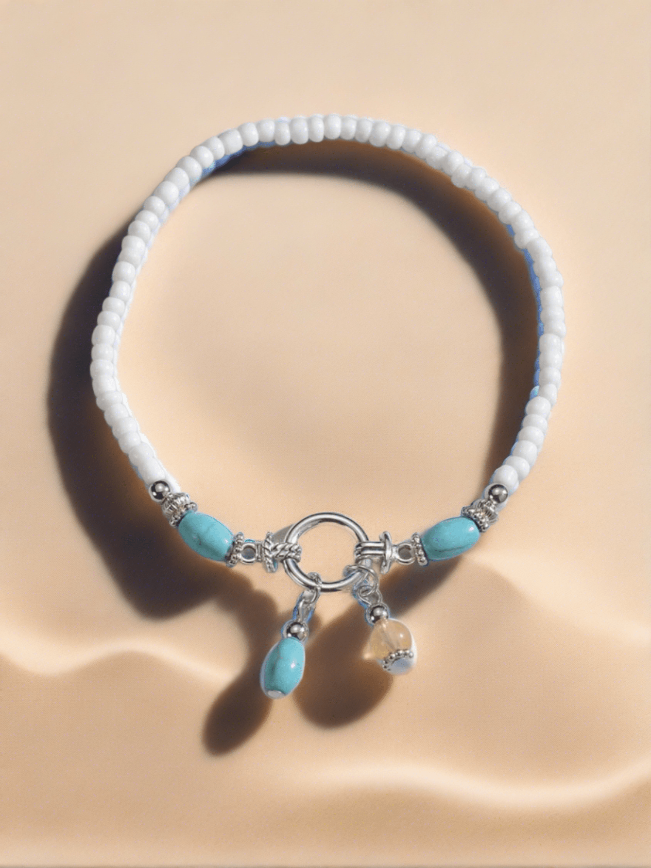 Beach Beaded Stretch Anklet Ankle Bracelet